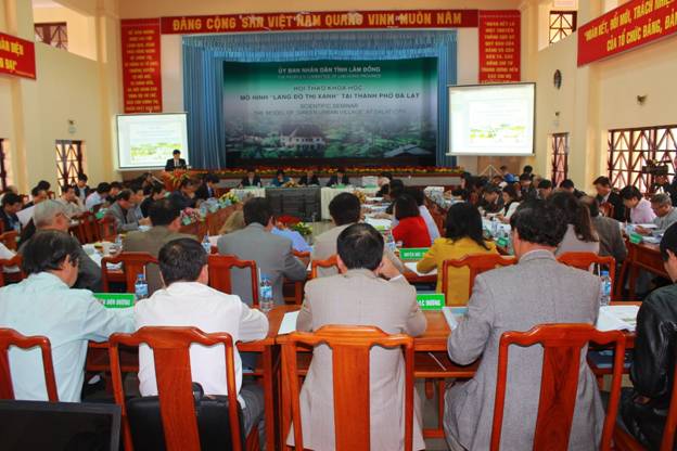 Viện trưởng VIUP tham dự hội thảo “Làng đô thị xanh” tại Đà Lạt