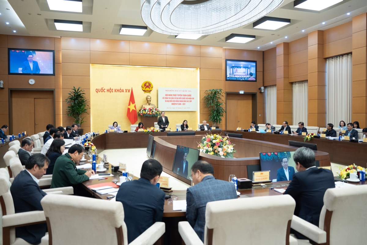 Đảm bảo cho công tác bầu cử ĐBQH khóa XVI và đại biểu HĐND các cấp được đồng bộ, thống nhất trên phạm vi cả nước