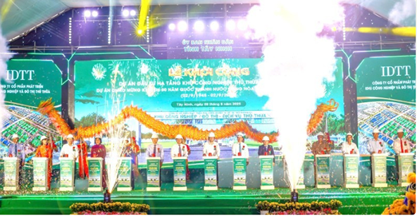 Tây Ninh khởi công khu công nghiệp đa chức năng thân thiện với môi trường