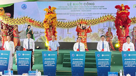 Thứ trưởng Nguyễn Văn Sinh dự lễ khởi công Nhà ở xã hội quy mô hơn 1.800 căn hộ tại Đà Nẵng