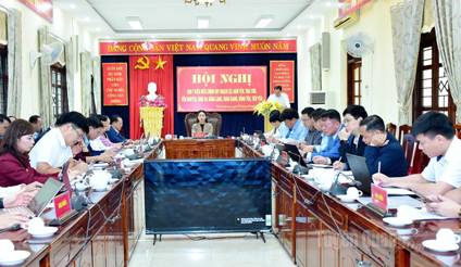 Các xã đề xuất điều chỉnh, tích hợp quy hoạch phải phù hợp với Quy hoạch tỉnh