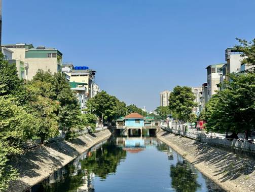 Diện mạo mới trục cảnh quan sinh thái đô thị ven sông Tô Lịch