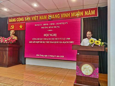 Công bố quy hoạch chi tiết tỷ lệ 1/500 Khu liên hợp thể thao quốc gia Rạch Chiếc