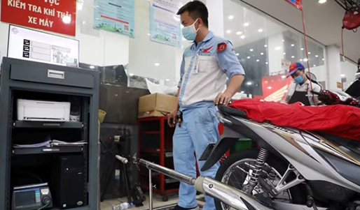 Bộ Xây dựng lấy ý kiến quy định kiểm định khí thải xe máy, dự kiến áp dụng từ năm 2027